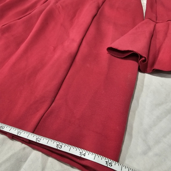 Beautiful Red Off The Shoulder Free People Dress - Picture 6 of 10